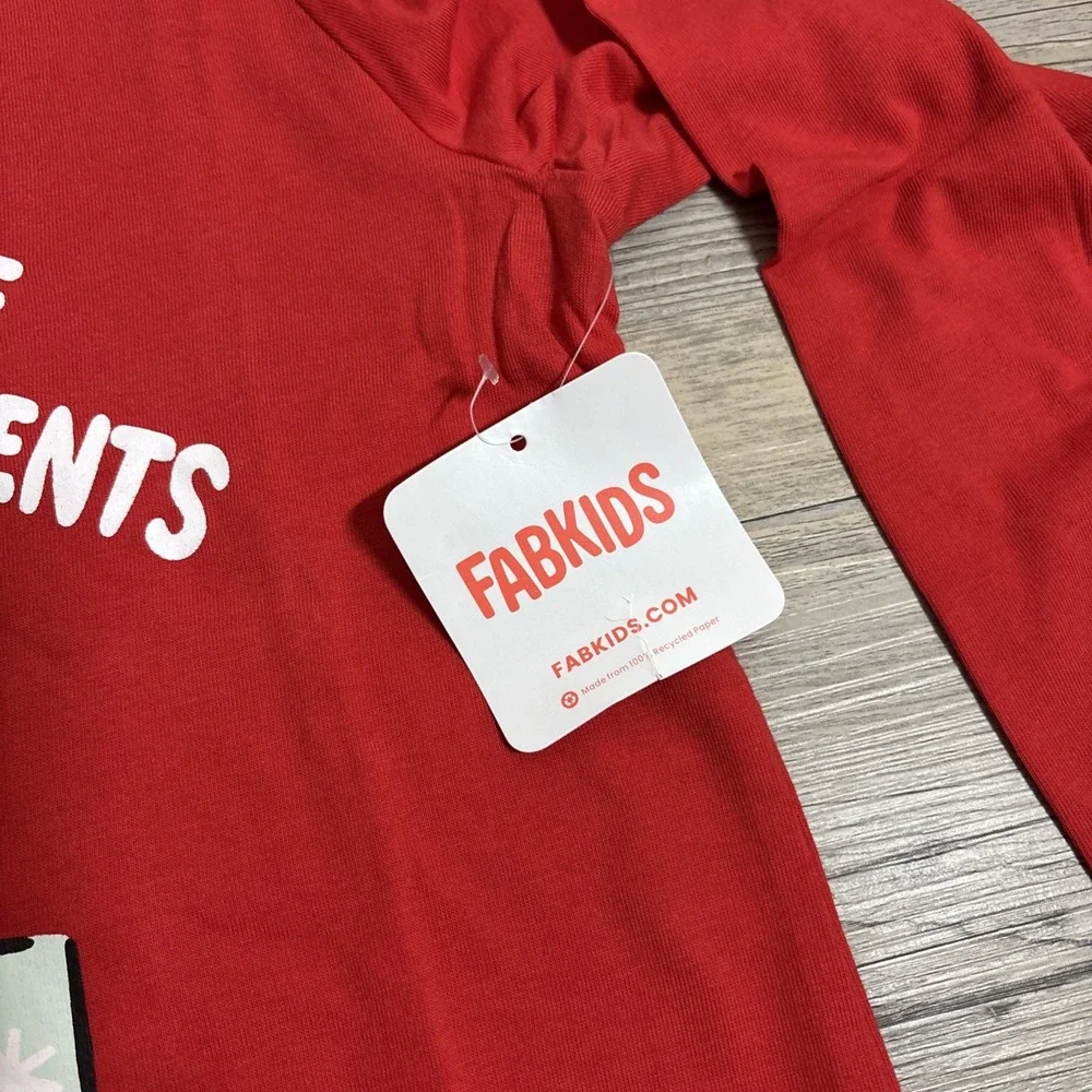 5/$20! Fab kids XL (14/16) Kitty‎ Presents Christmas L/S Tee - Picture 4 of 7